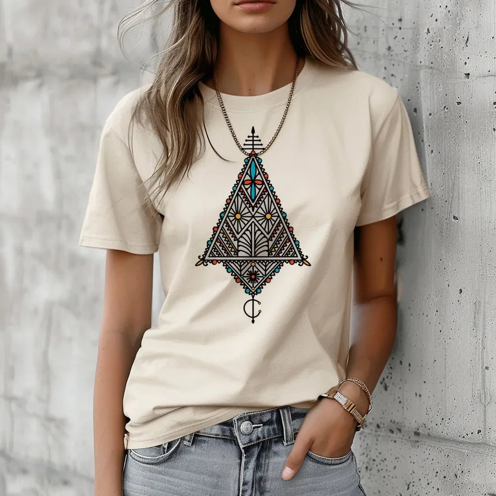 Women anime graphic T shirt female  clothing