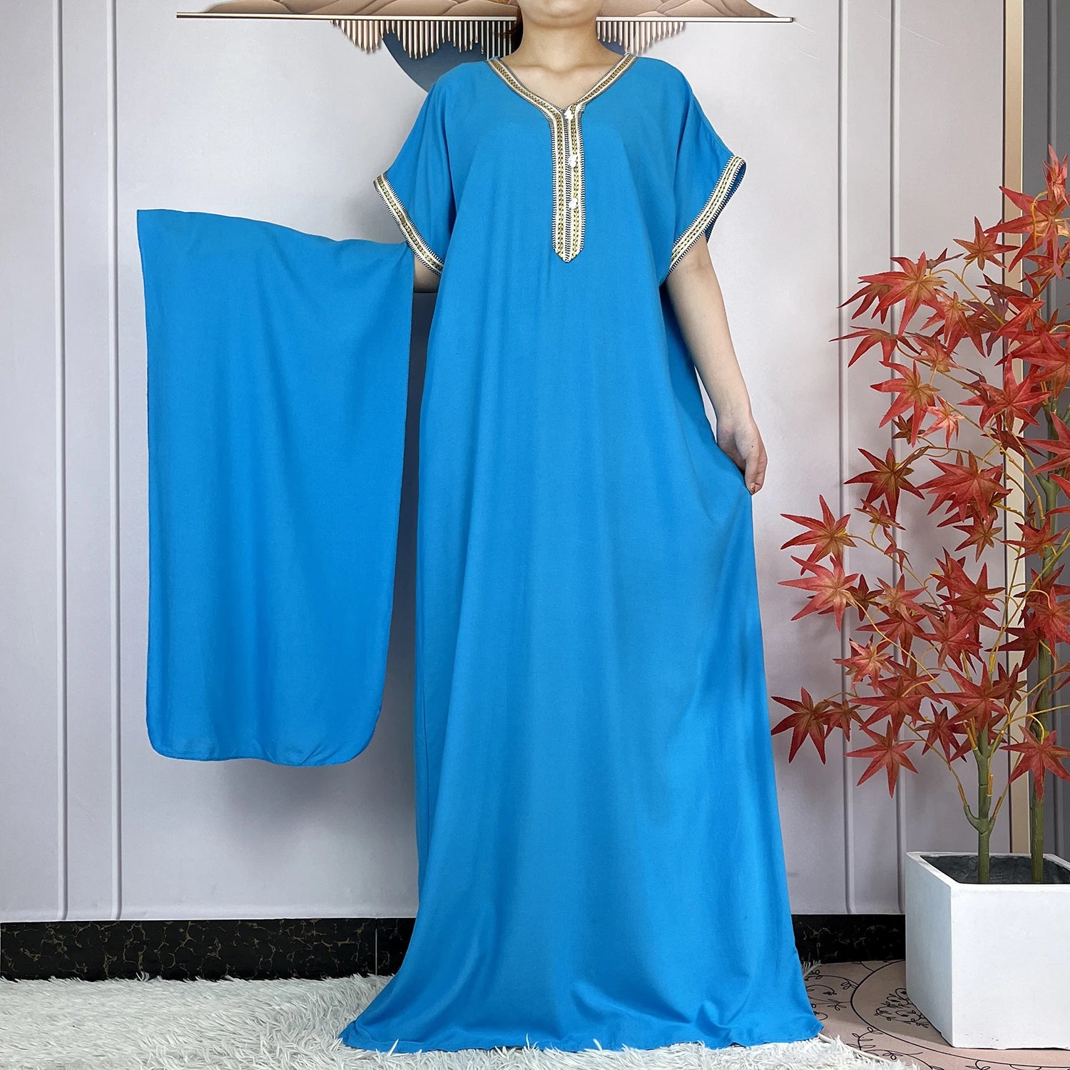 New Summer  Abaya Dresses for Women Traditional Clothing Attire  Loose Robe