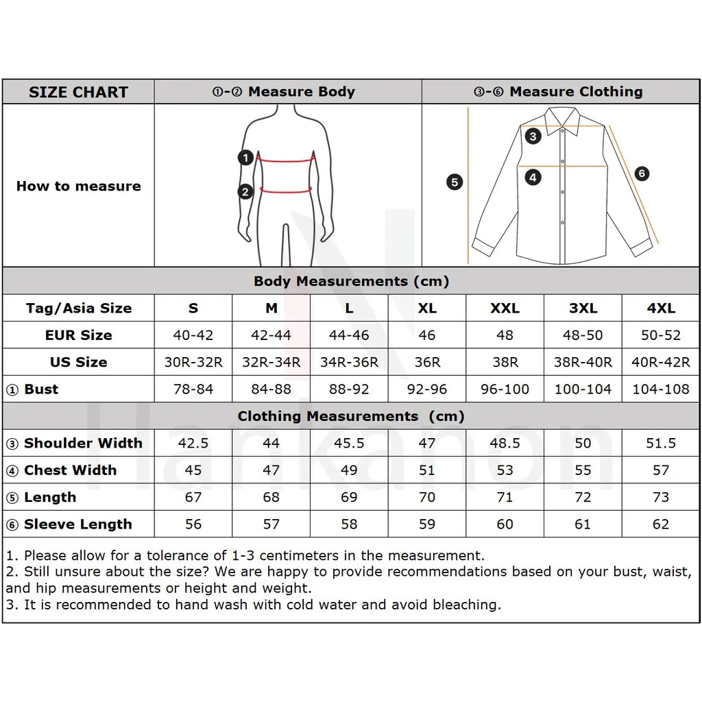 Men's Italian Collar Shirt, Wrinkle-free, Casual Slim-fit