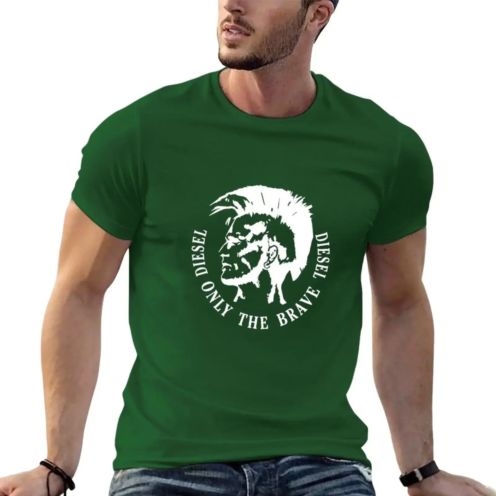 T-Shirt for men graphic New Outfits only the brave Estilo graphic printed