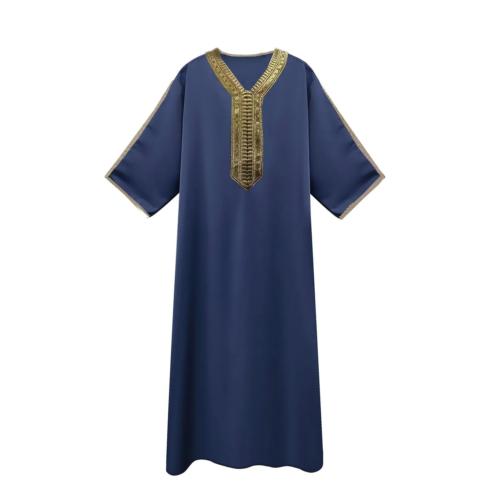 Men's Long Sleeve Embroidered Long Shirt premium Loose Clothing Arabian