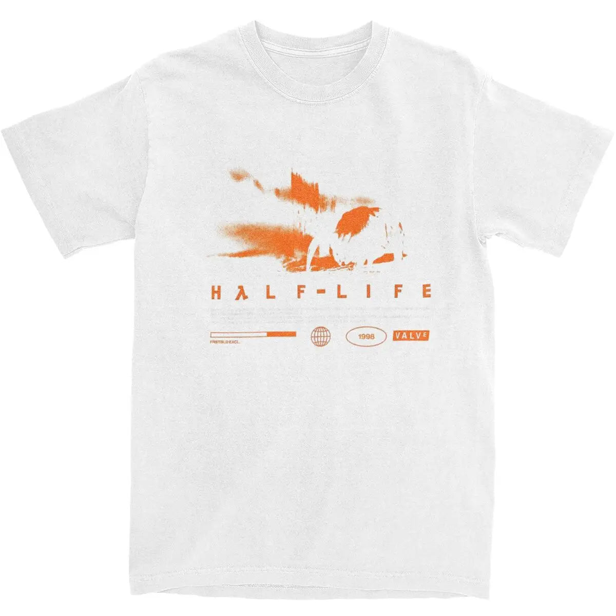 Men T Shirt Videogames HALFS LIFES V3
