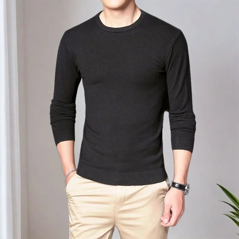 Men's Clothing Autumn Winter Long Sleeve New Tops Shirts  Fashion Turn-down Collar Simple Comfortable Versatile Selling Solid