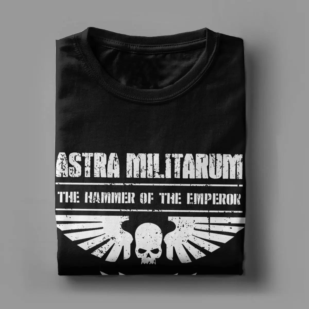 Hammer Of The Emperor T Shirts Men Cotton T- Printed
