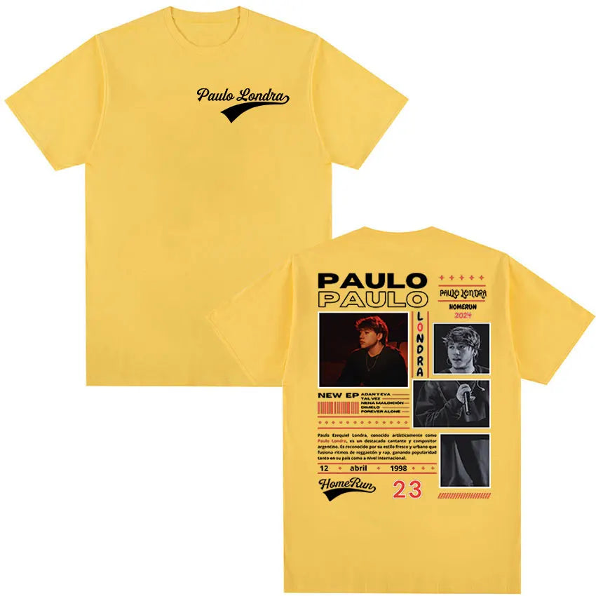Men's Rapper Paulo Londra Homerun T-shirts