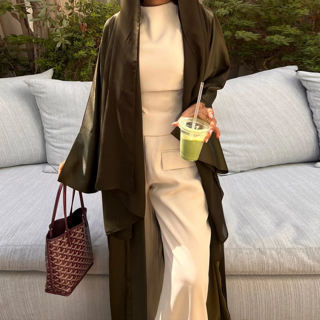 Dubai Open Abayas for Women Eid Ramadan Dress Turkey Kaftan Kebaya Caftan Marocain Abaya Dubai Islam Jalabiya Arab