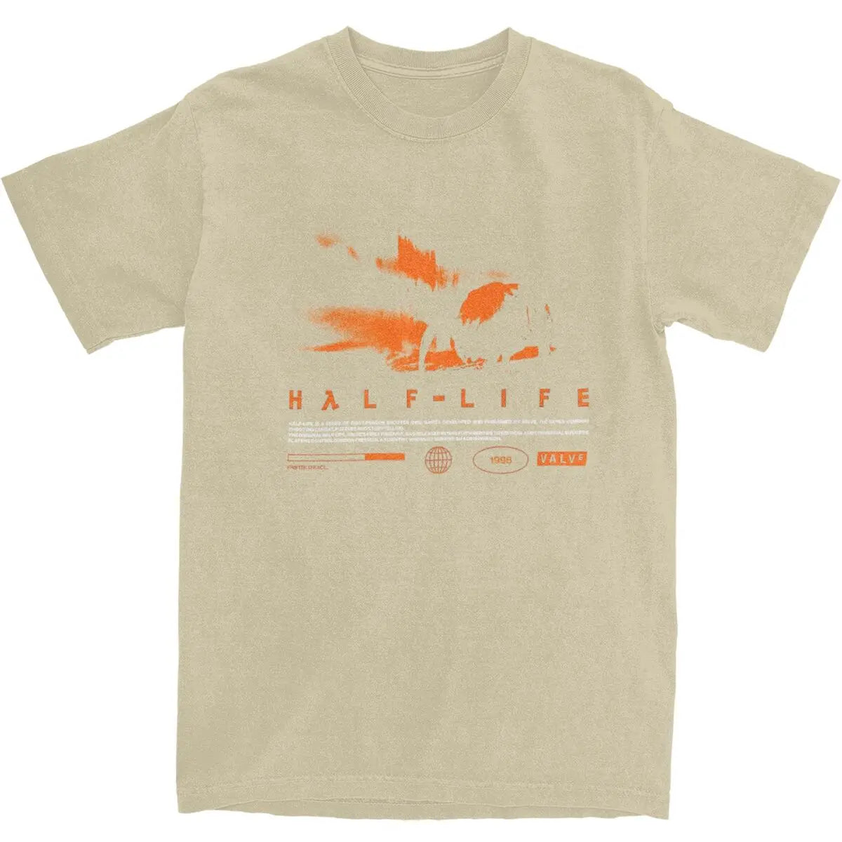 Men T Shirt Videogames HALFS LIFES V3