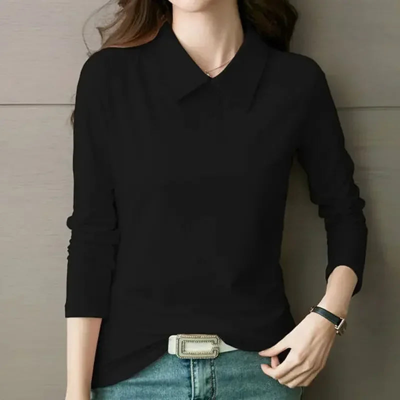 T-shirts Female Long Sleeve Original Polo