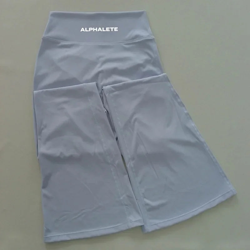 ALPHALETE Fashion Yoga Pants Spice Pilates Girls Summer New High Quality Hip Lift New Sports Fitness Elastic Long INS Hot Sales