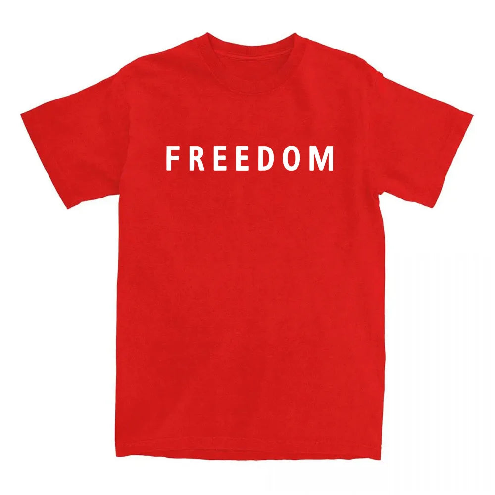 Freedom Charlie Kirk T-shirt Cotton Loose Casual Female/Male Tshirts