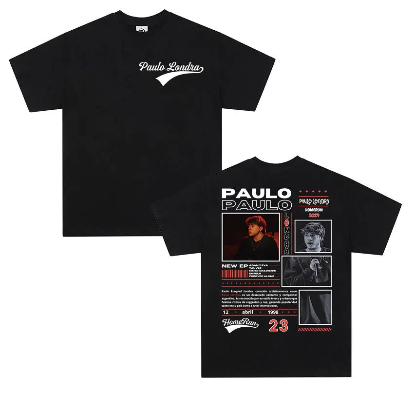 Men's Rapper Paulo Londra Homerun T-shirts