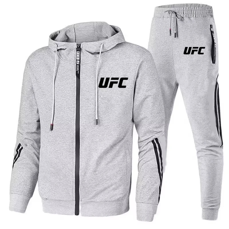 Fashionable new men's and women's casual sportswear set; fashionable pants and jacket, printed outdoor 2025