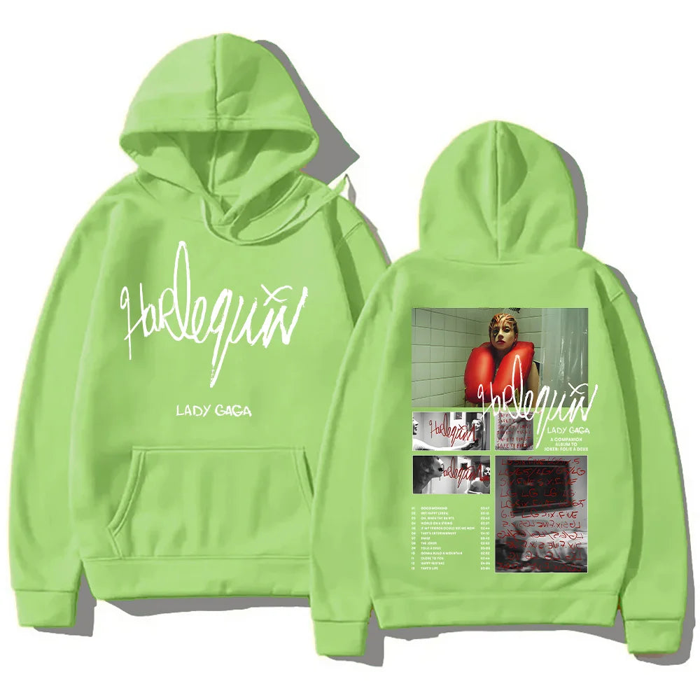 Lady Gaga Album To Joker Folie A Deux Pullovers New Hoodies Women /Men Loose Classic