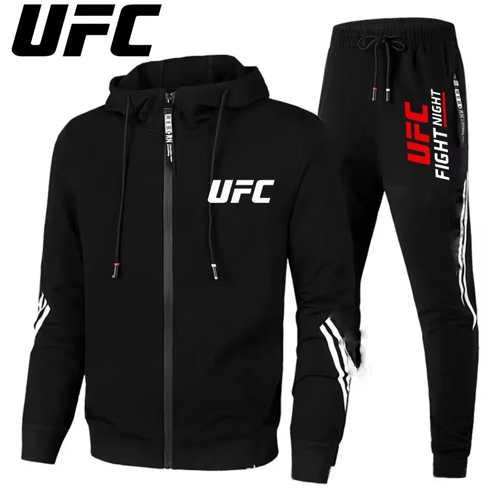 Fashionable new men's and women's casual sportswear set; fashionable pants and jacket, printed outdoor 2025