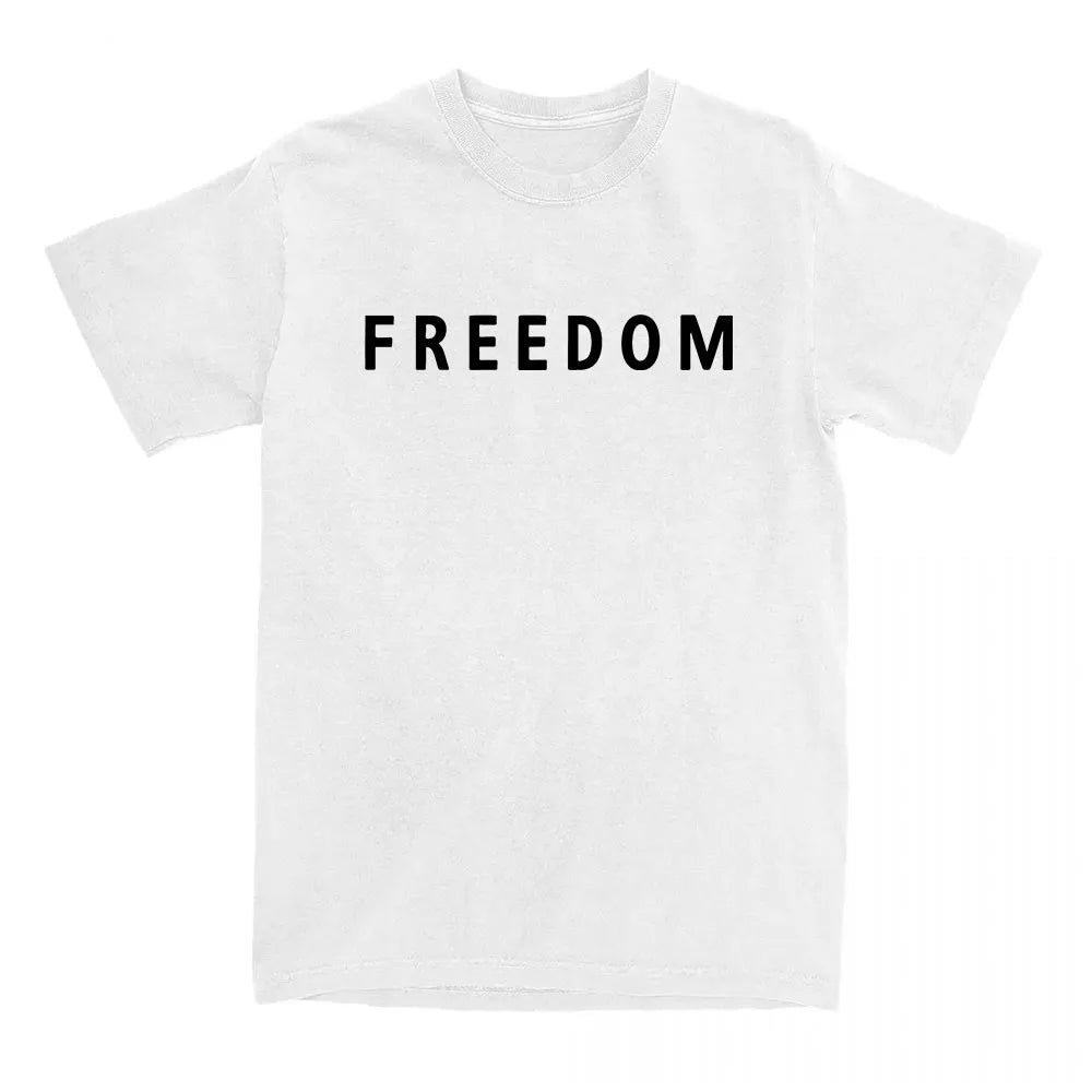 Freedom Charlie Kirk T-shirt Cotton Loose Casual Female/Male Tshirts