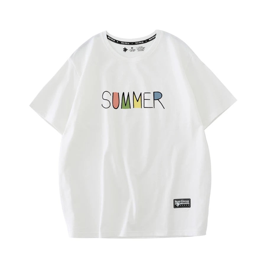 WAVLATII Women New Light Green Summer T Shirts Female 210g/m2 Cotton Fabric Tees Lady White Streetwear Short Sleeve Tops WT2303