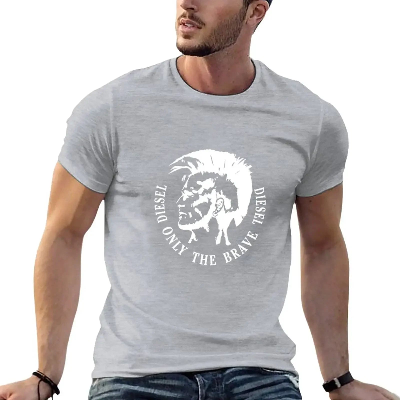 T-Shirt for men graphic New Outfits only the brave Estilo graphic printed