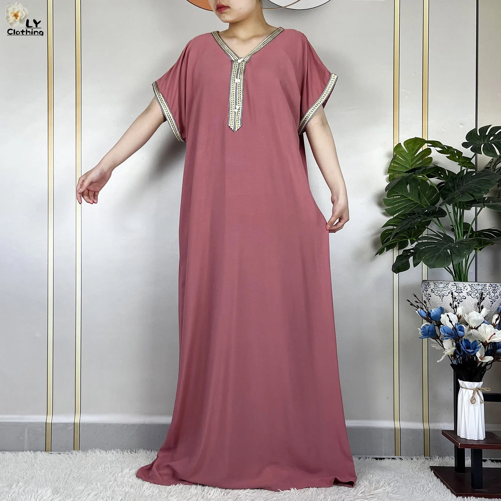 New Summer  Abaya Dresses for Women Traditional Clothing Attire  Loose Robe