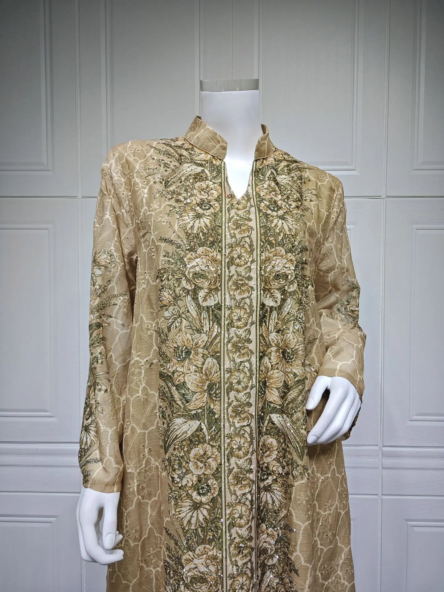 Eid Muslim Dresses Abaya for Women Party Long Robe Jalabiya Flower Print Kaftan Ramadan Morocco Dubai Abayas Islam Vestidos