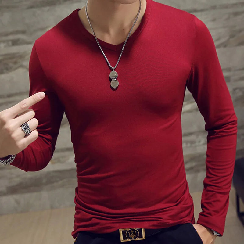 2025 New Tennis T Shirts Men Long Sleeve T-Shirt Sportswear Fitness T Shirts For Men Slim Fit T Shirts