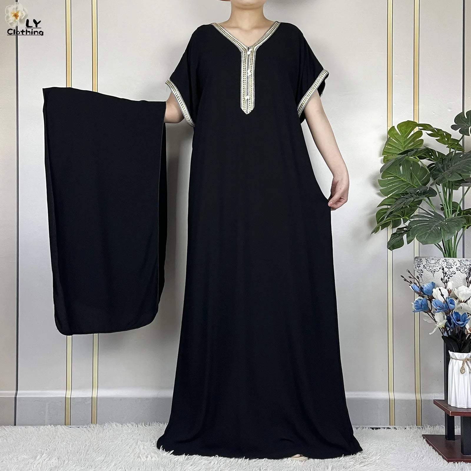 New Summer  Abaya Dresses for Women Traditional Clothing Attire  Loose Robe