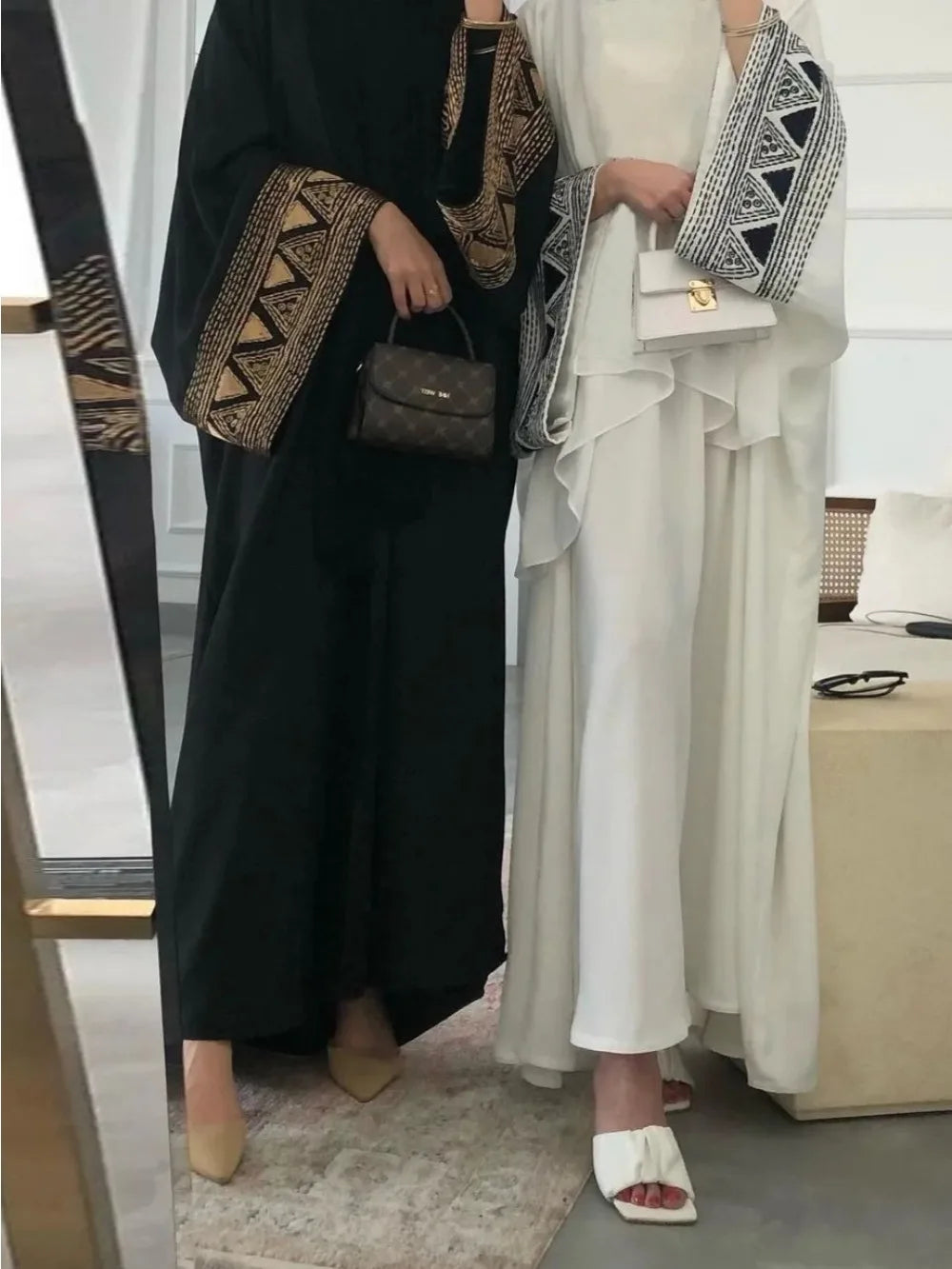Abayas Eid  for Women Dubai Dresses Embroidery Ramadan Islam  Arab Long Robe 2025