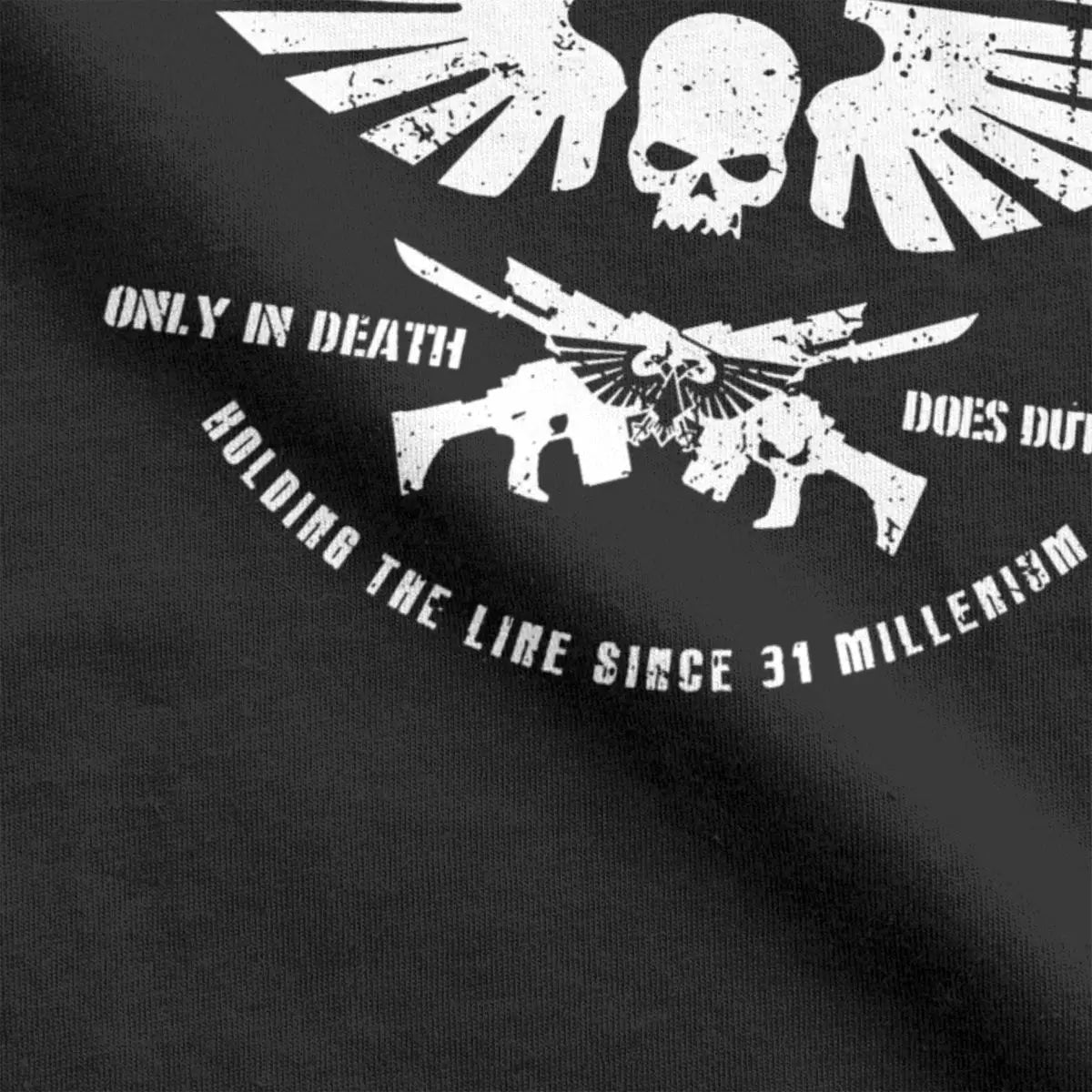 Hammer Of The Emperor T Shirts Men Cotton T- Printed