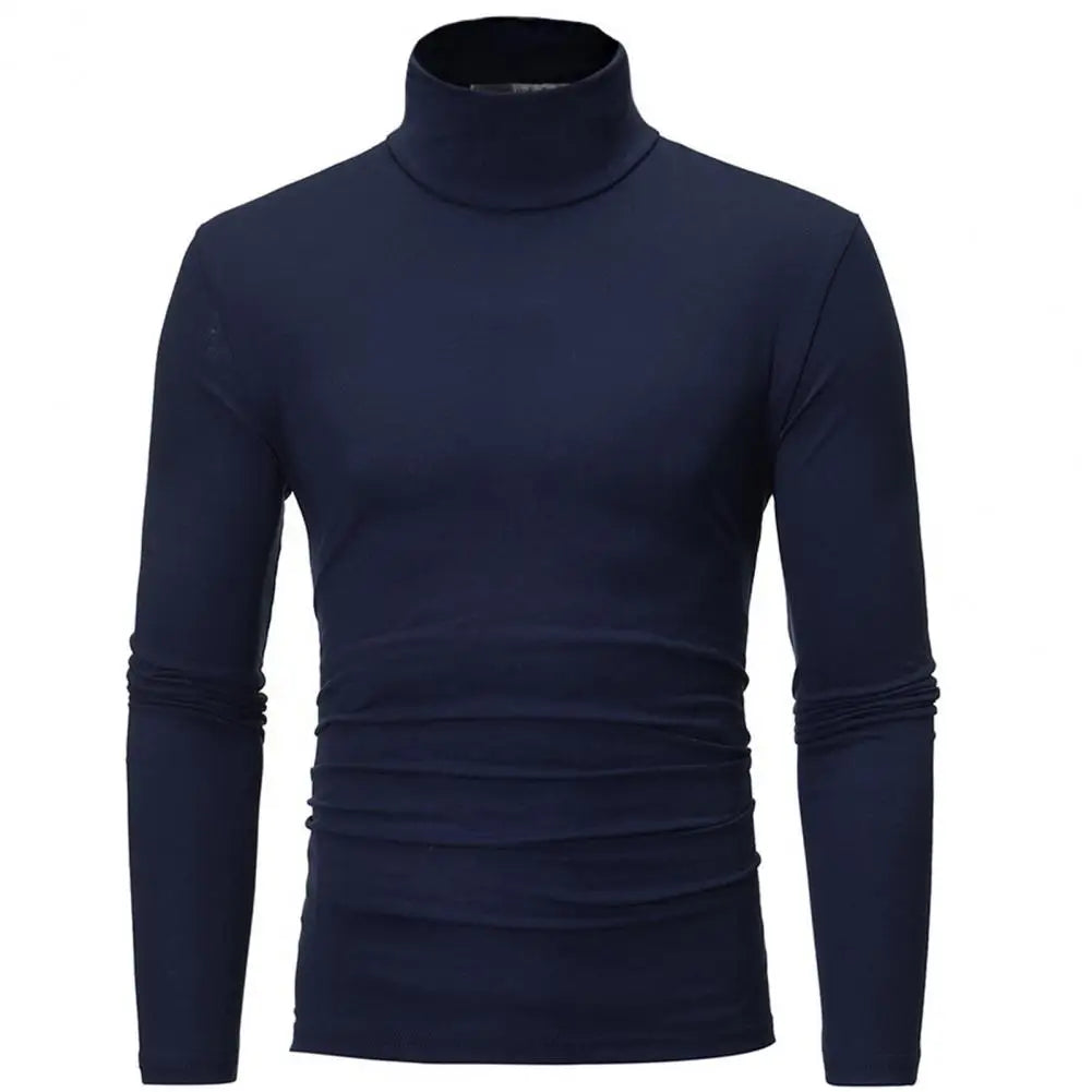 Men's Turtleneck T Shirts Slim Fit
