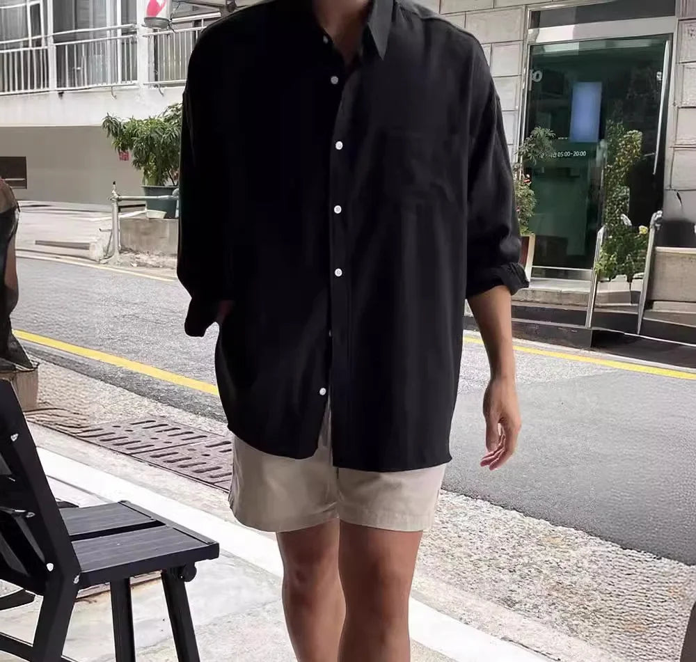 Men's Loose and Breathable Shirt UPF50+sun Protection