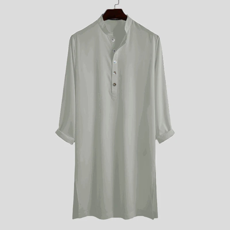 INCERUN Men  Shalwar Kameez 2 Piece Clothing