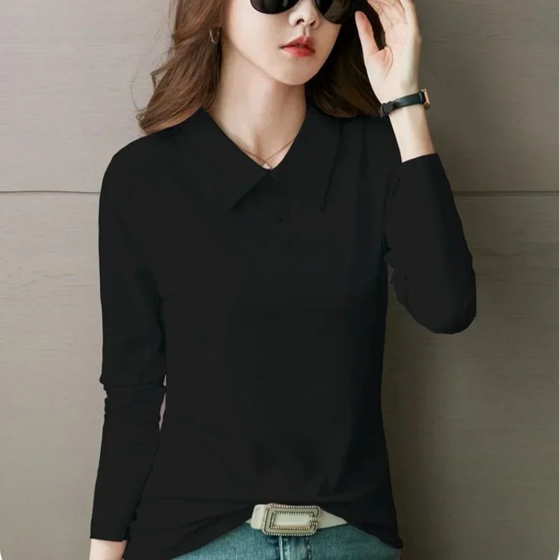 T-shirts Female Long Sleeve Original Polo