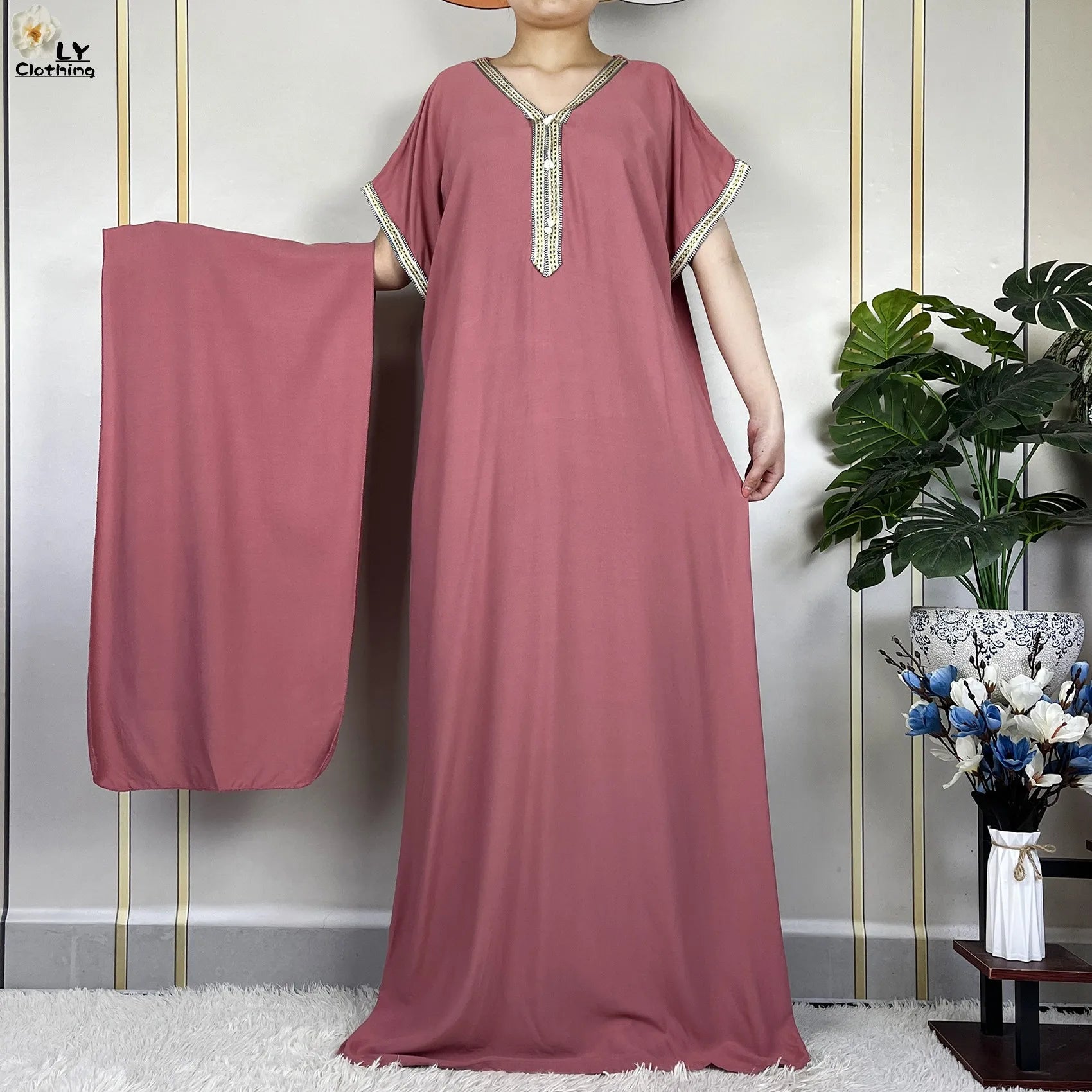 New Summer  Abaya Dresses for Women Traditional Clothing Attire  Loose Robe