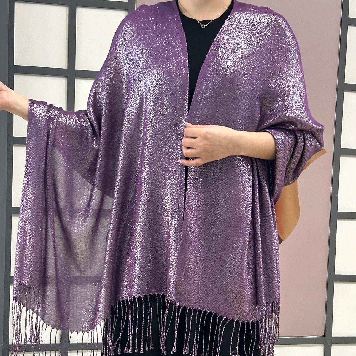 Women's shawl Winter /summer female flow Sue silver silk dance dinner party scarf