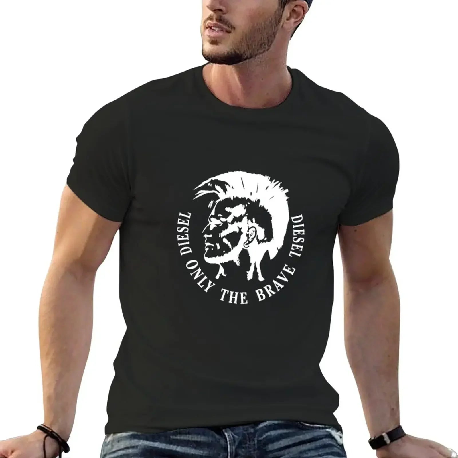 T-Shirt for men graphic New Outfits only the brave Estilo graphic printed