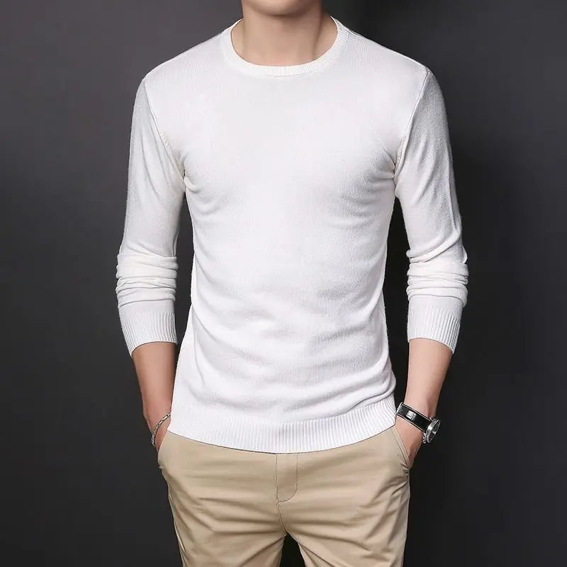 Men's Clothing Autumn Winter Long Sleeve New Tops Shirts  Fashion Turn-down Collar Simple Comfortable Versatile Selling Solid