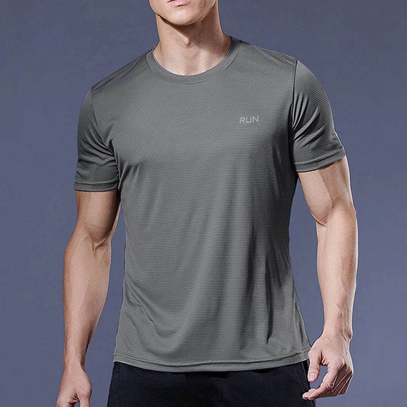 Soccer Shirts Men's T-Shirts Quick Dry Compression Fitness Gym