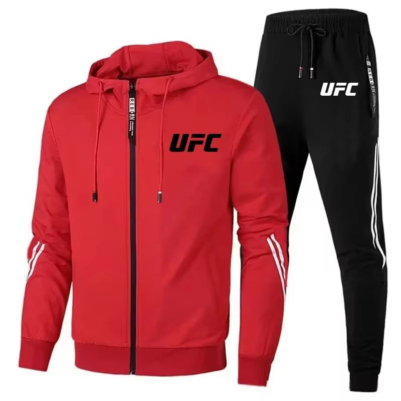 Fashionable new men's and women's casual sportswear set; fashionable pants and jacket, printed outdoor 2025
