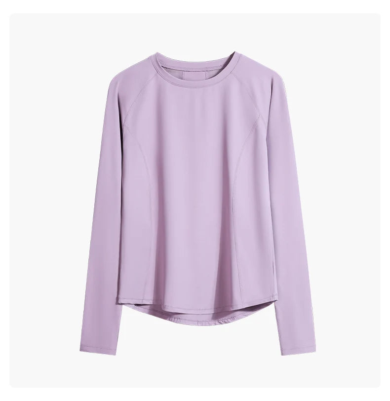 DRUR Long Sleeve Sports Tops Women Zipper Soild Yoga / Gym / Sportswear Fitness Jacket Female Workout Clothes For Cycling