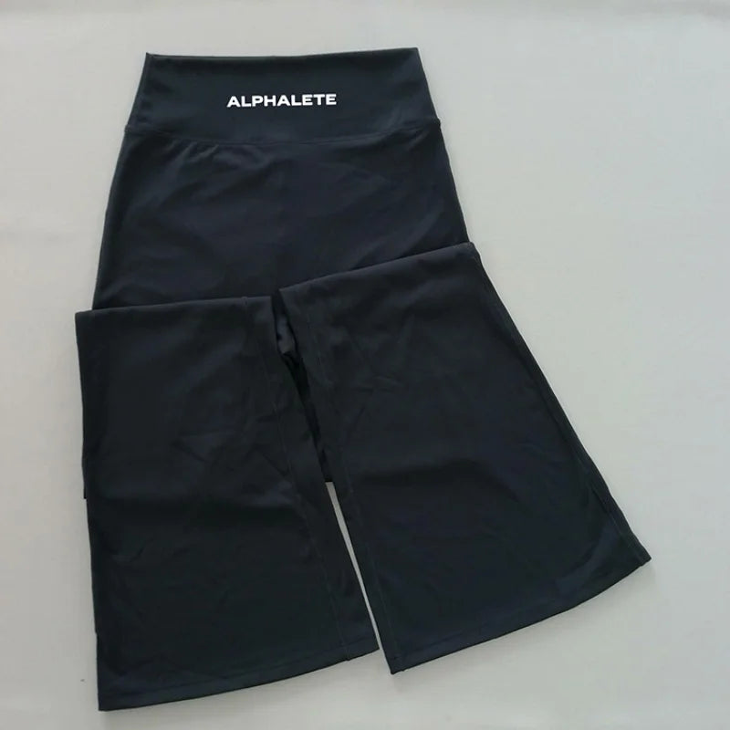 ALPHALETE Fashion Yoga Pants Spice Pilates Girls Summer New High Quality Hip Lift New Sports Fitness Elastic Long INS Hot Sales
