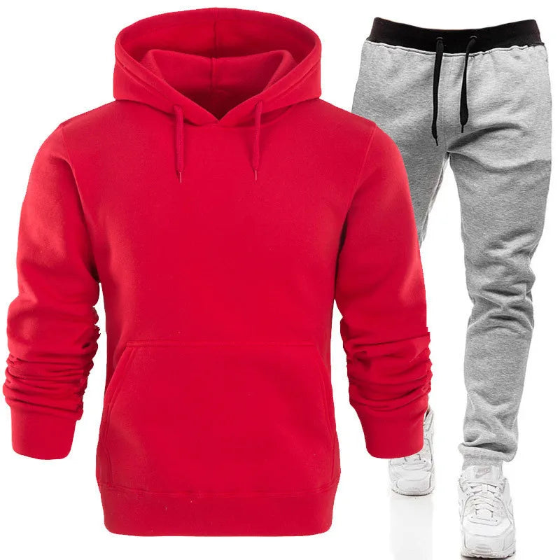 F Sweatshirt 2 pc set Pullover  Men's Fashion Winter Hoodie Sportswear