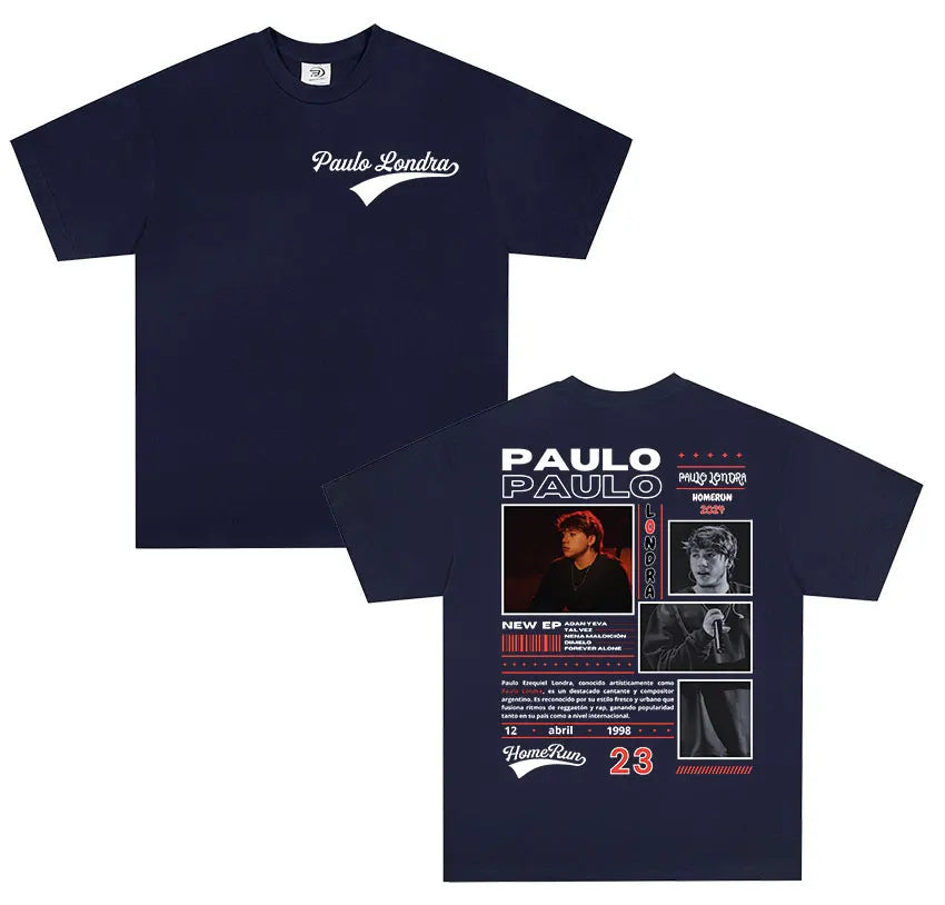 Men's Rapper Paulo Londra Homerun T-shirts