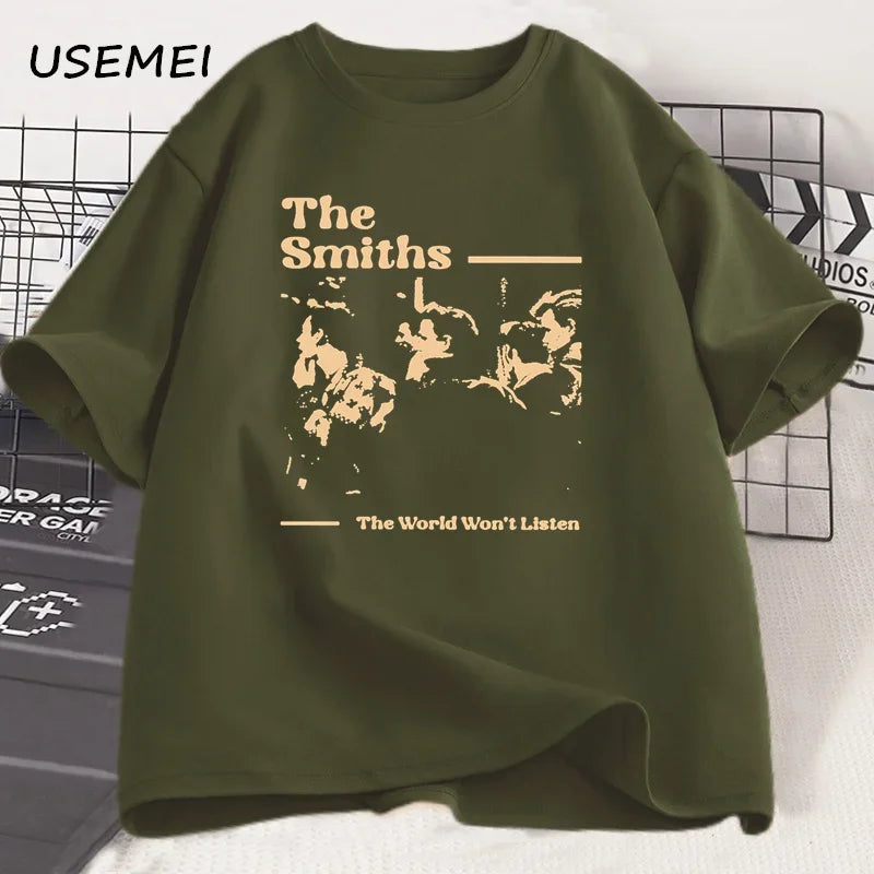 Vintage Men's The Smiths T Shirts Hip Hop Retro 90s