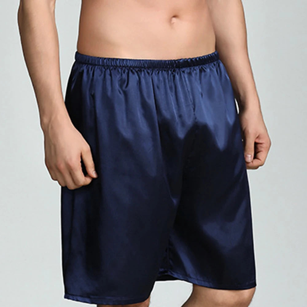 Mens Silky Pajamas Pants Sleep Bottoms Nightwear /Sleepwear/ Homewear 1pc Random Color
