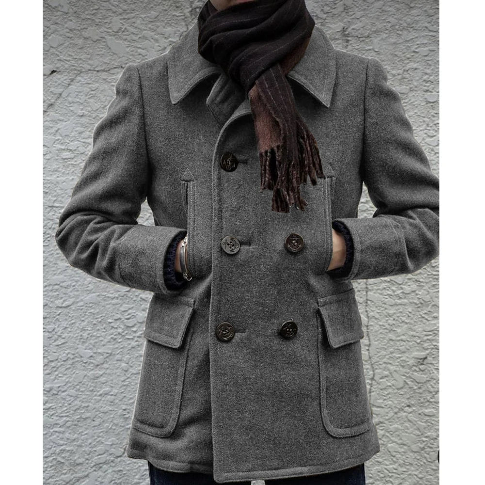 Korean Reviews Clothes New Autumn and Winter  Mens' Woolen Autumn Jackets Casual Simple Men's Jackets Outerwear and Coats