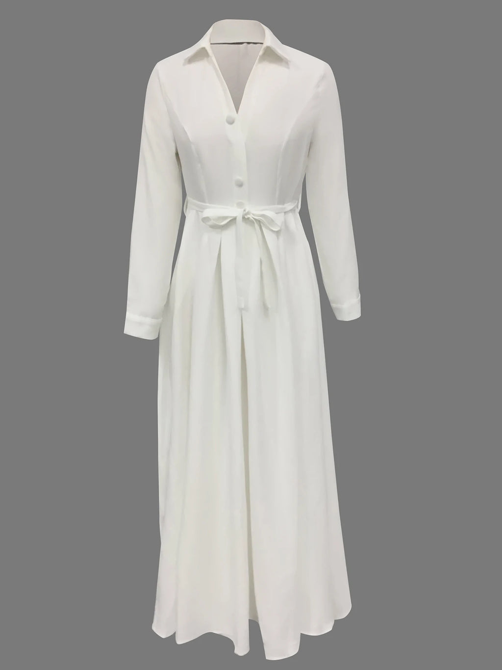 Fashion Elegant Long Dress for Women Solid Color Party Evening Bridesmaid Pockets Turndown Collar Maxi Dress Vestidos de gala