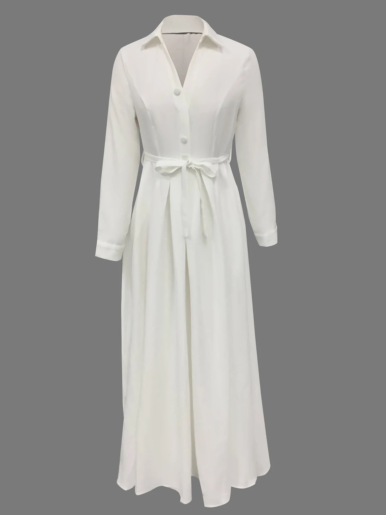Fashion Elegant Long Dress for Women Solid Color Party Evening Bridesmaid Pockets Turndown Collar Maxi Dress Vestidos de gala