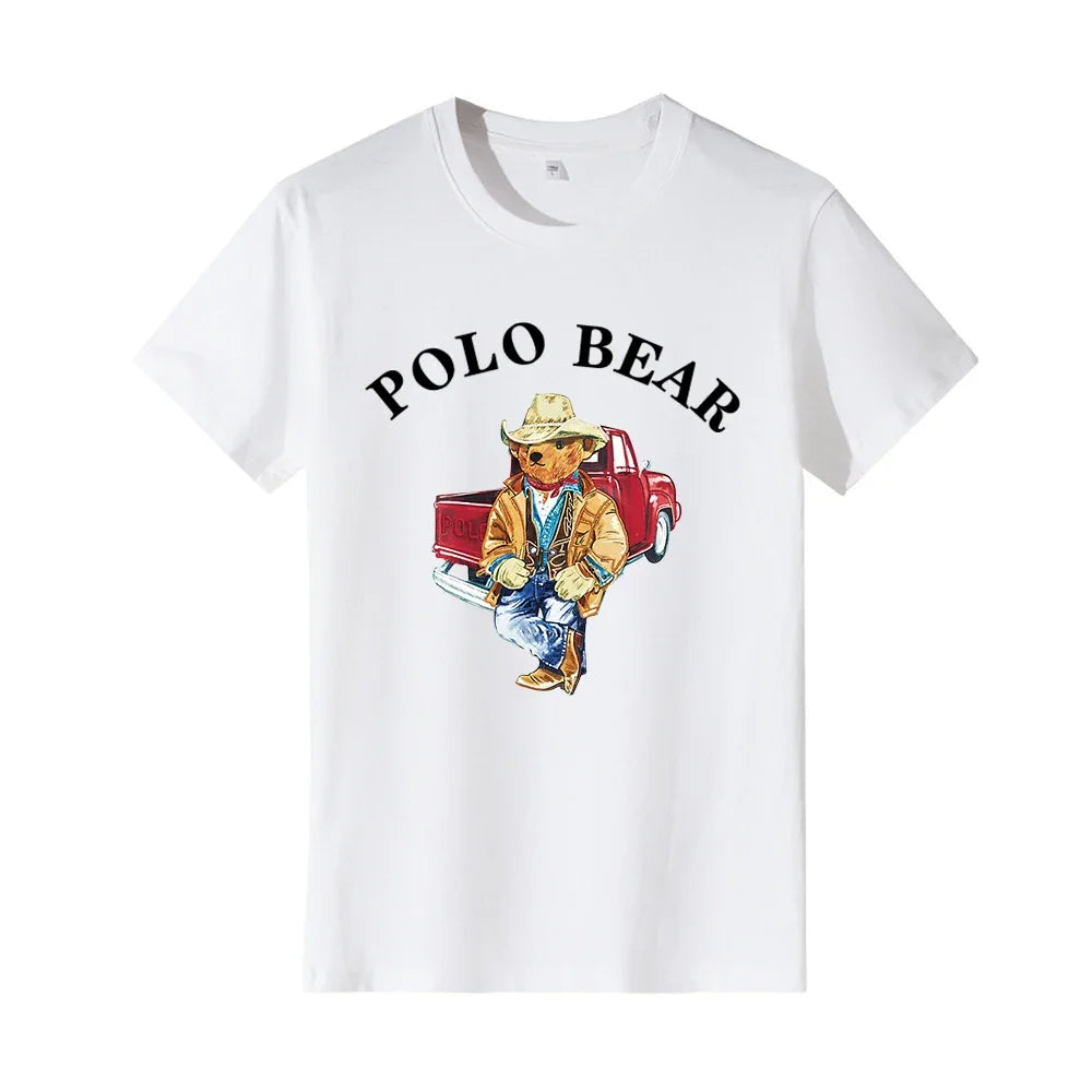 Men's and Women's T-shirts Printed Retro