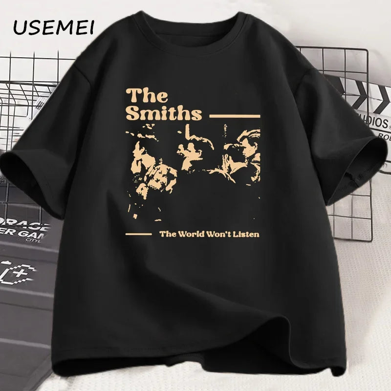 Vintage Men's The Smiths T Shirts Hip Hop Retro 90s