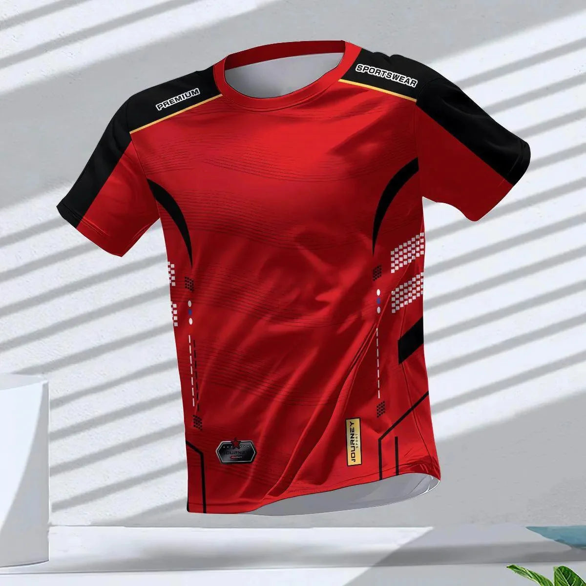 Men's T-shirts Sport Running T-shirt Men Quick-drying Breathable Short Sleeve Round Neck Gym top Outdoor Workout Men Clothing