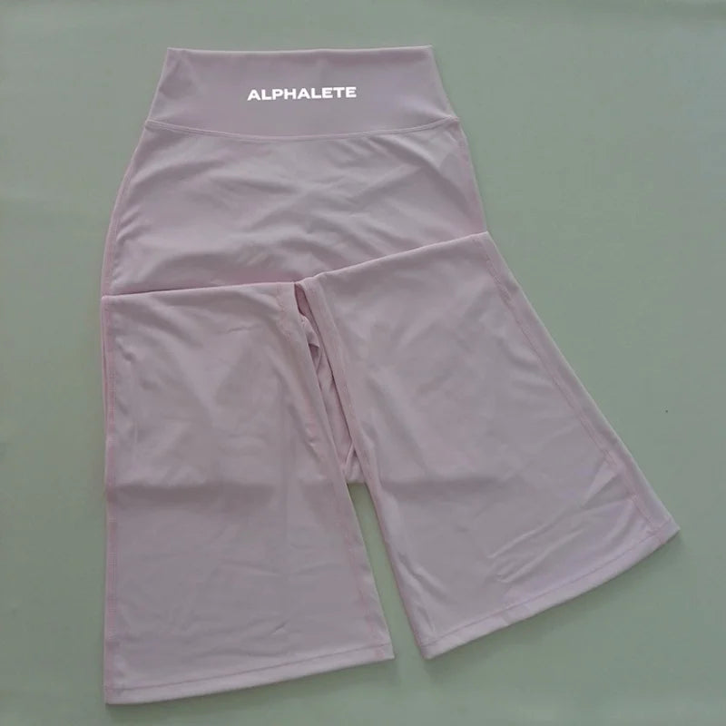 ALPHALETE Fashion Yoga Pants Spice Pilates Girls Summer New High Quality Hip Lift New Sports Fitness Elastic Long INS Hot Sales